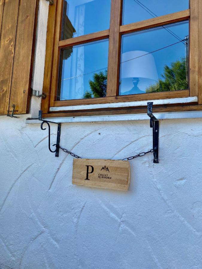 Apartment Chalet Rubihorn Mit Berg-Blick Bolsterlang Luaran gambar